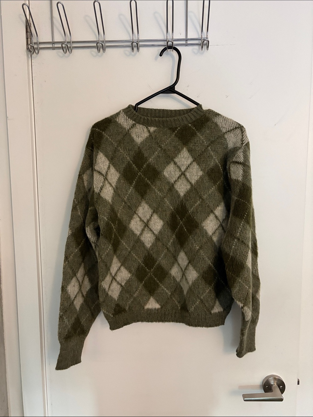 Vintage wool and mohair knit sweater